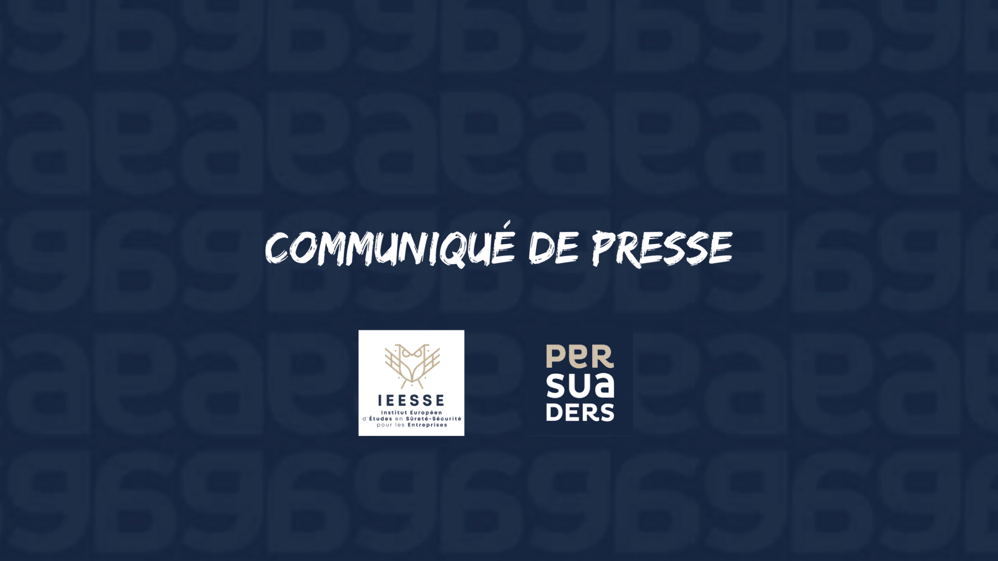 Communiqué de presse